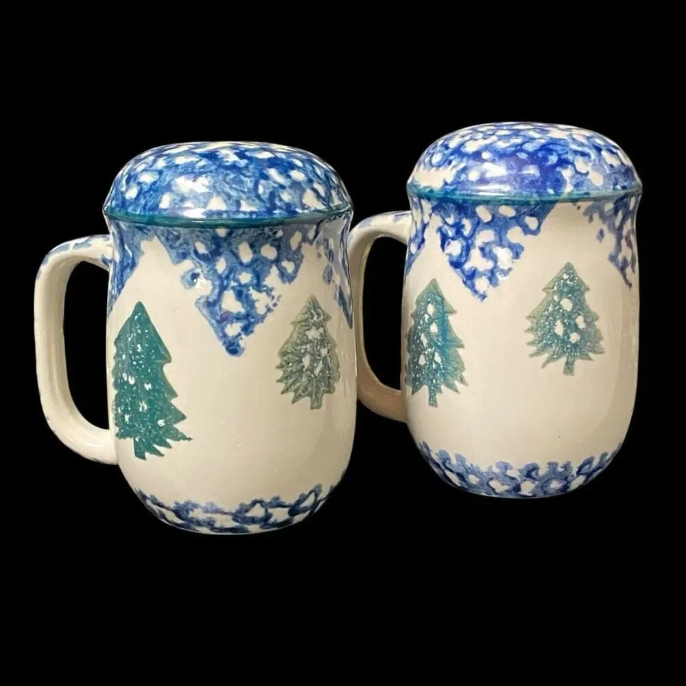 Cabin In The Snow Salt and Pepper Shakers